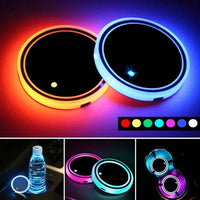 MoodGlow LED Car Coasters